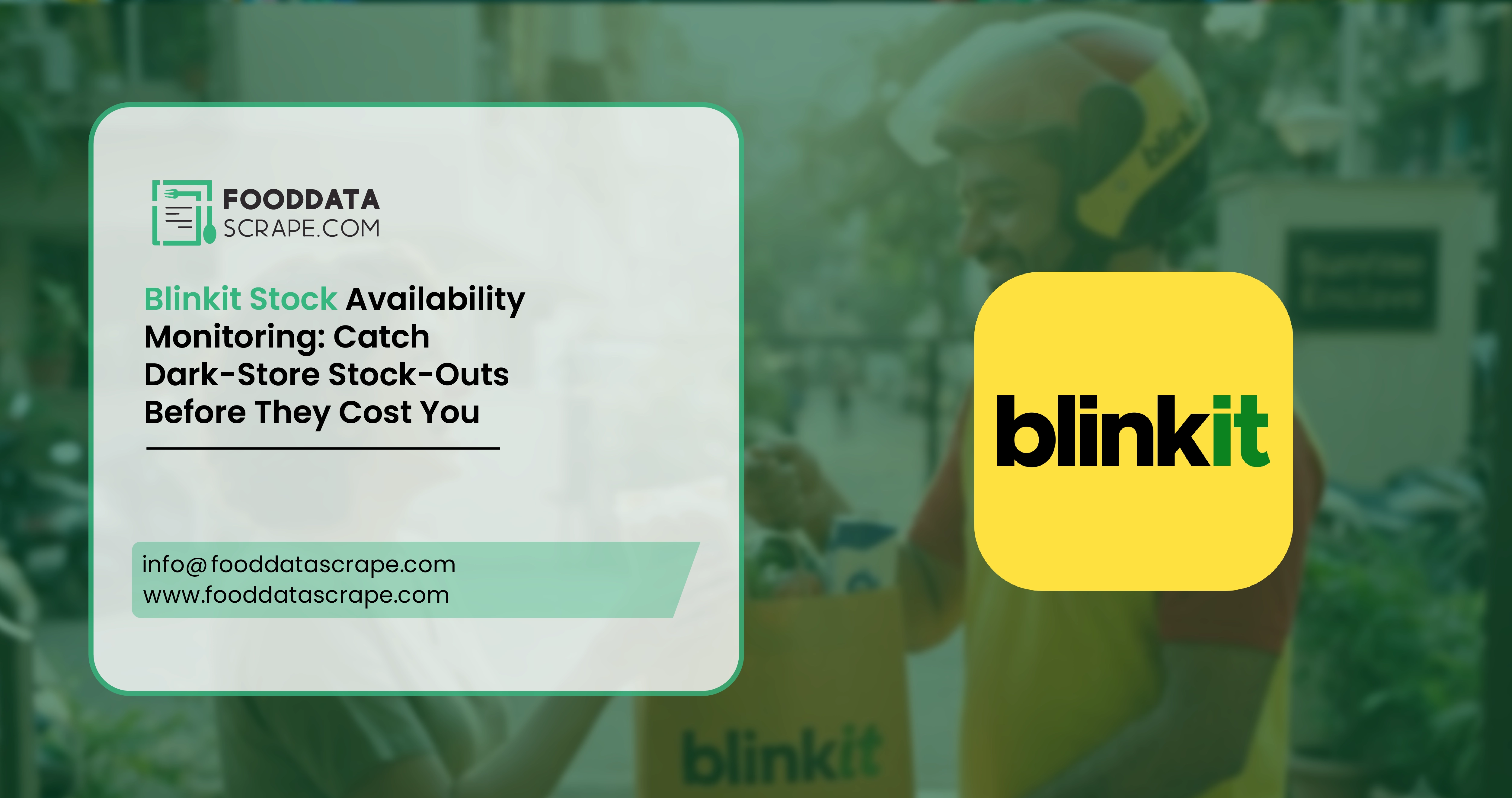 Blinkit Stock Availability Monitoring: Catch Dark-Store Stock-Outs Before They Cost You
